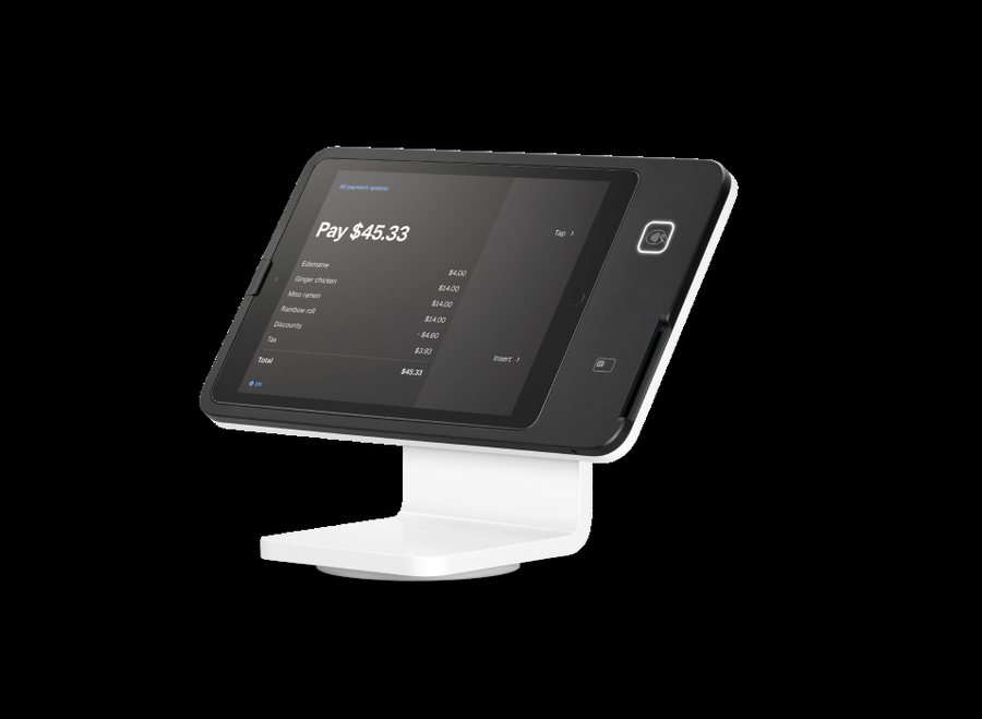Square Stand, support de caisse sur tablette avec lecteur de carte intégré